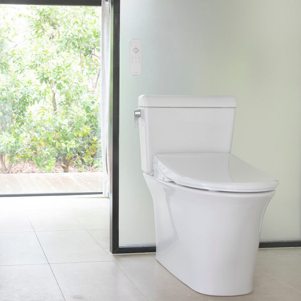 Brondell Swash Thinline T44 Luxury Bidet Toilet Seat with Remote Control
