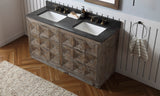 Legion Furniture 60" WOOD SINK VANITY MATCH WITH MARBLE WH 5160" TOP -NO FAUCET - WH8760