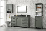Legion Furniture  60" PEWTER GREEN FINISH SINGLE SINK VANITY CABINET WITH BLUE LIME STONE TOP - WLF2160S-PG
