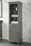 Legion Furniture  21" PEWTER GREEN LINEN CABINET-WLF2221-PG-LC