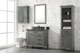 Legion Furniture 36" PEWTER GREEN FINISH SINK VANITY CABINET WITH BLUE LIME STONE TOP- WLF2236-PG
