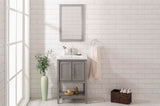 Legion Furniture Bathroom Vanity with 24" KD GRAY SINK VANITY - WLF9024-G