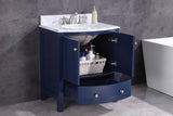 Legion Furniture 36" BLUE BATHROOM VANITY-PVC - WT9309-36-B-PVC