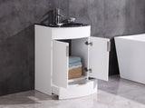 Legion Furniture 24" WHITE BATHROOM VANITY - WTM8130-24-W-PVC