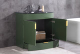 Legion Furniture 36" VOGUE GREEN BATHROOM VANITY - WTM8130-36-VG-PVC